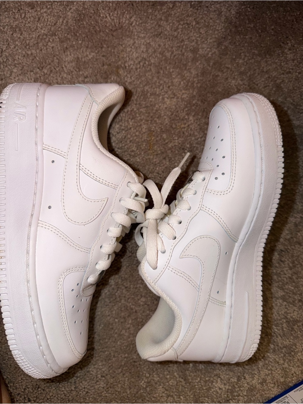 Nike Kids White Low-Top Sneakers